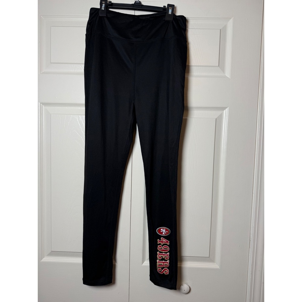 Fanatics Black San Francisco 49ers Wordmark Stacked Leggings
